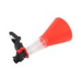 thumbnail image 2 of koolsoo Engine Oil Funnel Automotive Fuel Funnel Universal Funnels Avoid Spills Red, 2 of 9