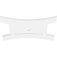 thumbnail image 3 of Ekena Millwork CMP36X24HN-02000 2 in. ID x 7.75 in. Rectangle Haven Architectural Grade PVC Contemporary Ceiling Medallion, 3 of 7