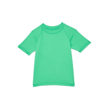 Wonder Nation Baby and Toddler Boy Short- Sleeve Rash Guard, Sizes 12M-5T