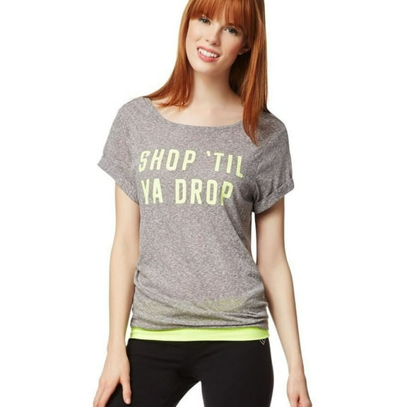 Aeropostale Womens Strap Back Tank Top, Grey, Juniors, Large