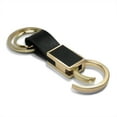 thumbnail image 3 of Ford F-150 Raptor Black Leather insert Golden Metal Leather Strap Key Chain, 3 of 5