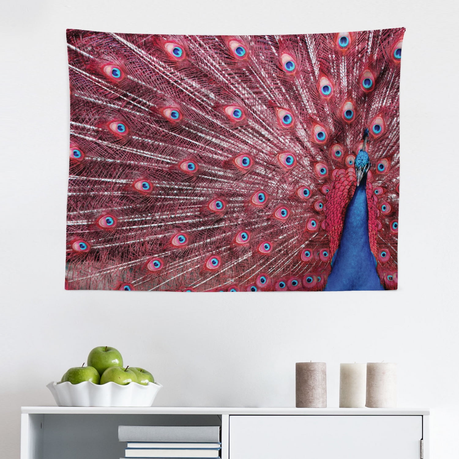 Indain Mandala Wall Decor Peacock Feather Cotton Home Decor Art Poster Tapestry