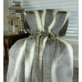 thumbnail image 4 of Plutus PB16444-6072-TC Tissavel Chinchilla Faux Fur Handmade Throw, Gray & Cream - 60 x 72 in., 4 of 4