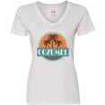 thumbnail image 3 of Inktastic Cozumel Mexico Vacation Cruise Women's V-Neck T-Shirt, 3 of 5