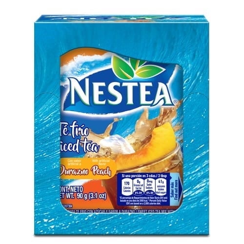 Nestea Peach Flavored Iced Tea Powder Mix (12x90g/3.17oz) Refreshing Tea Drink