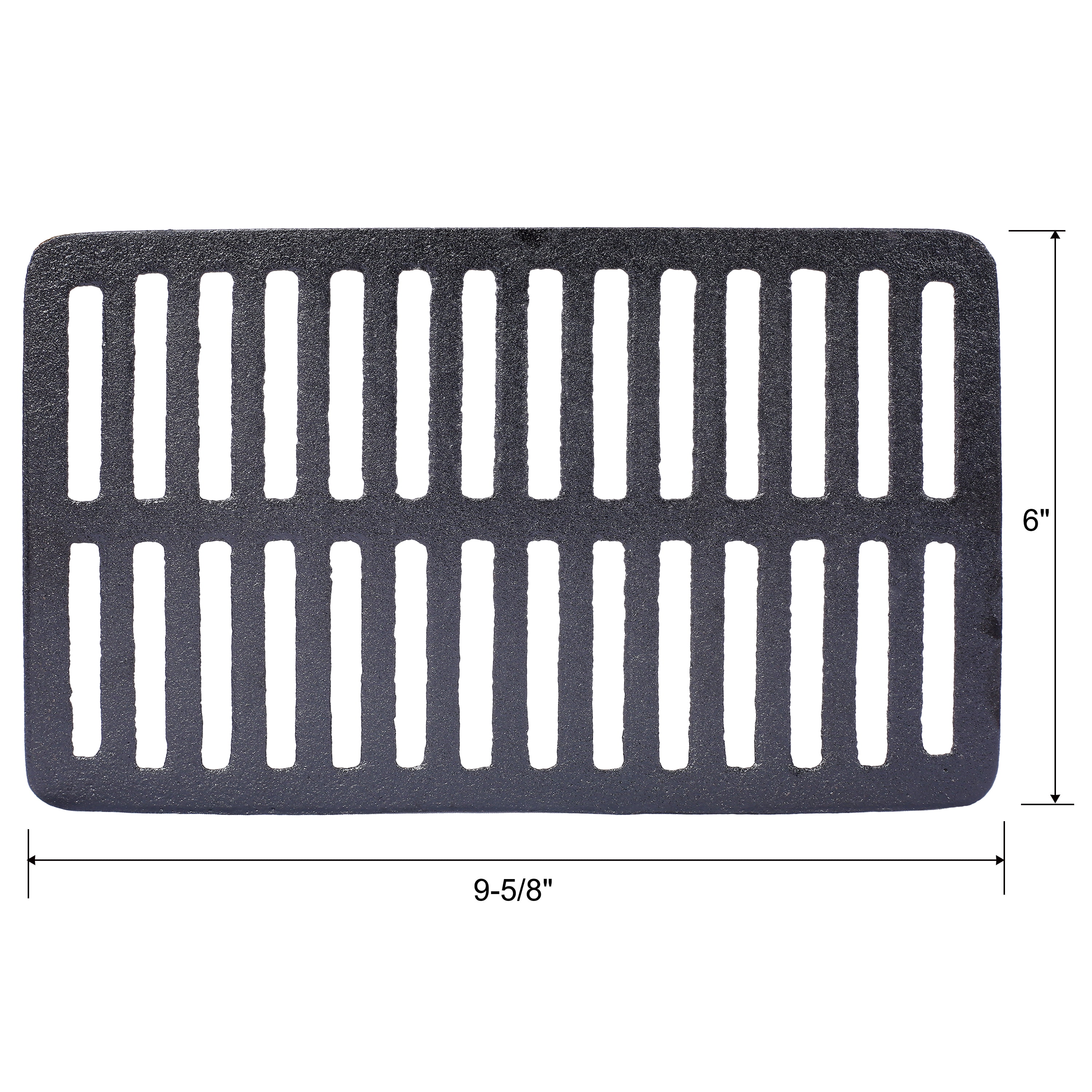 Cast Iron Hibachi Grill, Portable Charcoal Tabletop BBQ Grill with Skillet, Heavy Duty Compact Outdoor Grill for Camping, Picnic, Tailgating(Rectangle)