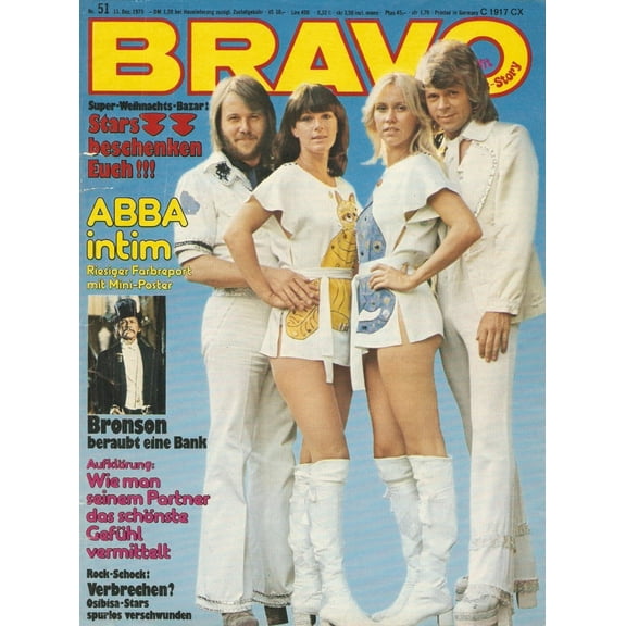 ABBA - Bravo Magazine Group Photo Print (8 x 10)