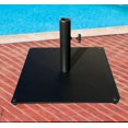 thumbnail image 4 of Base para sombrilla Tropishade de acero, 16,5 kg, negra, 51 x 51 cm, 4 of 6