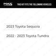 thumbnail image 2 of MAX Advanced Brakes - Rear Brake Kit For 2023 Toyota Sequoia| Carbon Ceramic Brake Pad and Rotor Kit| Daily Driving Geomet Coated Brake Rotors, 2 of 9