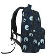 thumbnail image 3 of Easygdp Night Forest Wolf Mochila Ergonómica Versátil para Laptop - Múltiples Bolsillos, Correas Ajustables, Unisex para Escuela, Viajes y Actividades al Aire Libre-One Size, 3 of 5