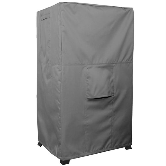 Khomo Gear 17' x 20' x 35.5' TITAN Series Gray Smoker Protector Cover, Waterproof