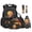 Basketball Splash, variant on FOR U DESIGNS Galaxy Forest Bear Print Backpack Set for Middle School 6Pcs, Lightweight Bookbag with Lunch Box Pencil Case Water Bottle Sleeve Leather Bookmark Keychain