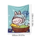 thumbnail image 2 of Pop Mart Labubu Labubu Pop Mart Blanket Winter Living Room Sofa Cover Blanket Fashion Cartoon Digital Print Flannel Blanket D, 2 of 2