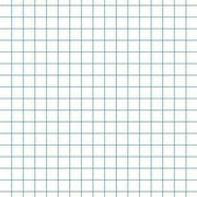 School Smart Chipboard Backed Graph Paper Pads, 8.5" x 11", White, 12-Pack