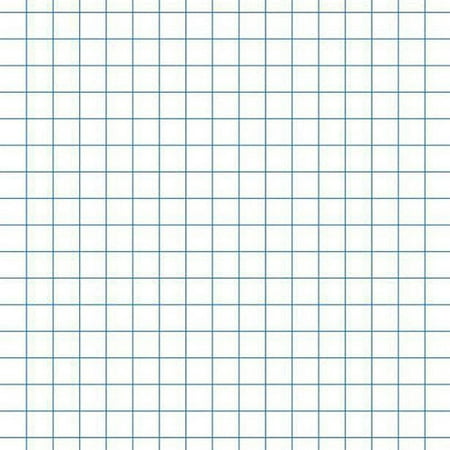School Smart Chipboard Backed Graph Paper Pads, 8.5" x 11", White, 12-Pack