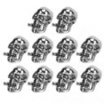 thumbnail image 4 of Colgantes de cabeza de calavera de aleación Jadeshay 10 piezas llaveros rendimiento sólido, 4 of 14