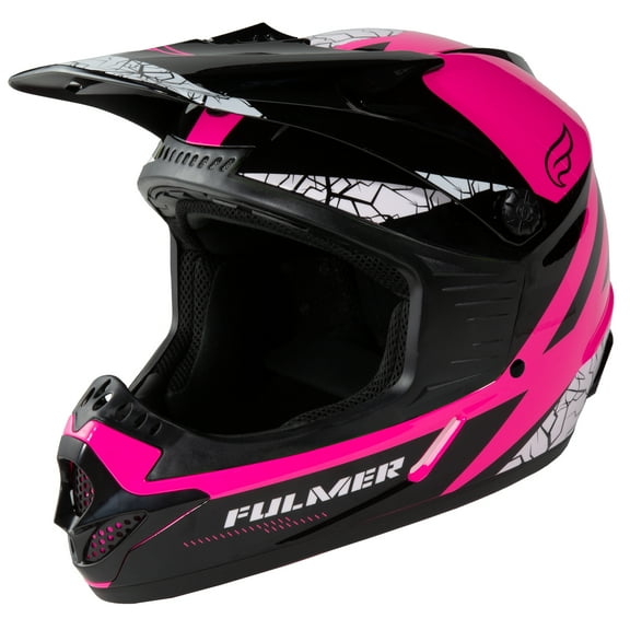 Fulmer 253 FJ2 MPX Quake Youth MX Offroad Helmet Pink LG