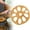 A, variant on Goowood Lotus Root Wooden Coasters Natural Leaf Shaped Drink Mat Heat Insulated Cup Holder for Coffee Tea Beer Mug Home Table Decor