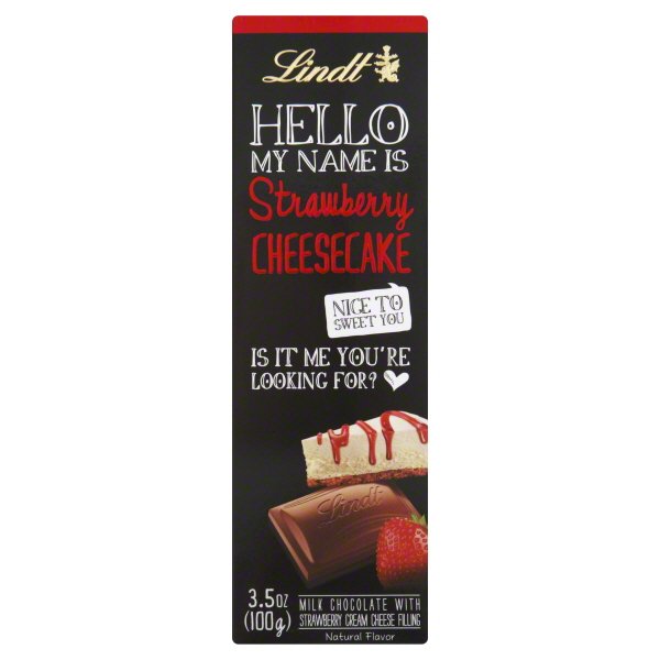 Lindt Strawberry Cheesecake Chocolate Bar, 3.5 Oz., 12 Count Walmart