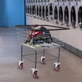 thumbnail image 2 of Wire Laundry Cart with Wheels, Rolling Laundry Basket, Commercial Basket Carts for Laundry Room, Hotel, Home, Apartment, 2 of 15