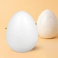 thumbnail image 2 of 12 huevos de espuma blancos para manualidades, huevos de poliestireno para primavera, Pascua, Halloween, Navidad, manualidades, proyectos escolares de pintura hechos a mano, 2 of 6