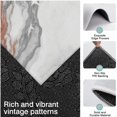 thumbnail image 3 of White Gray Rose Gold Marble Pattern Kitchen Rugs Sets Of 3,Kitchen Runner Rugs Non Skid Washable,Decorative Kitchen Floor Mats for Kitchen,Sink,Laundry,17"x30"+ 17"x47" + 17"x59", 3 of 6