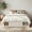 White, variant on Queen Size Platform Bed Frame with 4 Storage Drawers and Footboard Storage Cubby, No Headboard Design Solid Wood Platform for Bedroom, White