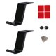 thumbnail image 1 of Soporte de acrílico para 2 mandos y auriculares Xbox ONE en forma de L Negro 2 piezas, 1 of 9
