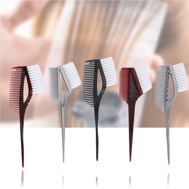 Peigne à Cheveux Teint, Peigne Non Coiffant, Usage à Domicile 5pcs pour un Usage Professionnel