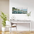 thumbnail image 4 of Set of 3 Riverside Meadow Blossoms Wall Art Floral Landscape Wall Decor Modern Framed Canvas Prints for Living Room, Bedroom, Office 12"x16", 4 of 8