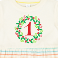 thumbnail image 4 of Inktastic Christmas First Birthday One Year Old Girls Baby Dress, 4 of 5