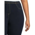 thumbnail image 3 of JMS Just My Size by Hanes Women's Plus Size Pull-On Stretch Jeggings, Sizes 0X-4X, Regular and Petite, 3 of 5