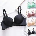 thumbnail image 3 of WREESH Womens Wireless Bra Push Up Bras Comfortable No Underwire Bra Everyday Bras Black, 3 of 4