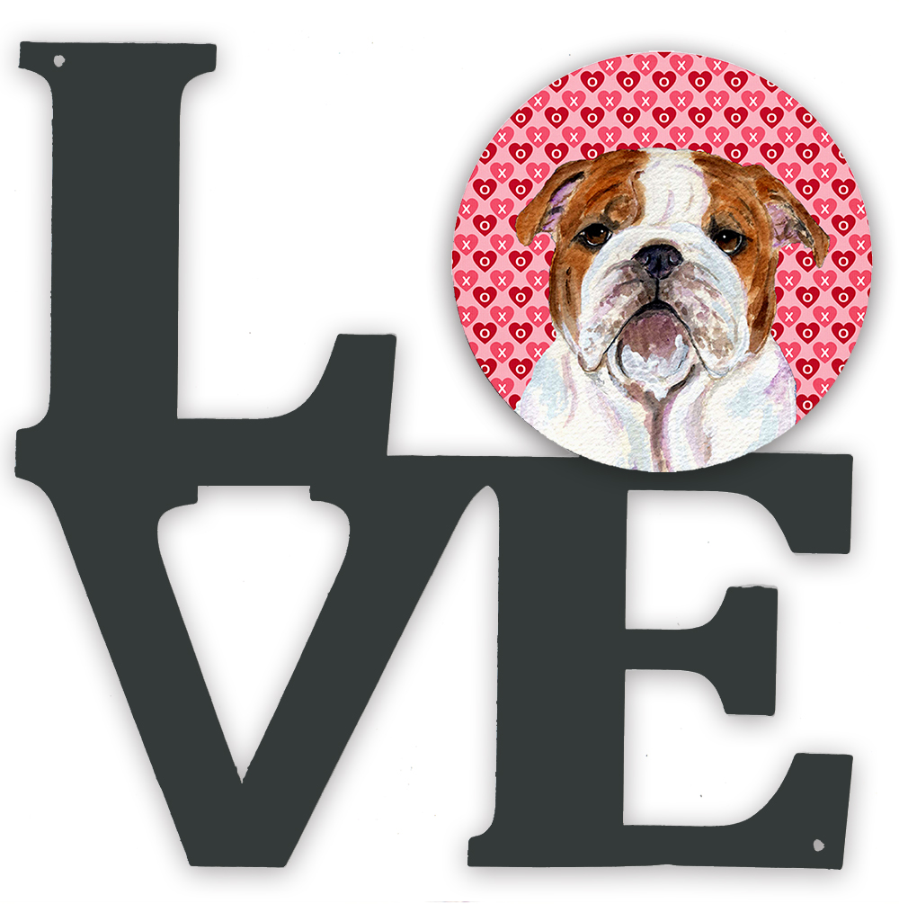 Bulldog English Hearts Love Valentine S Day Metal Wall Artwork Love Walmart Com Walmart Com
