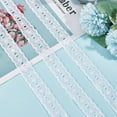 thumbnail image 2 of 15 Yards Scalloped Eyelet Lace Trim White Cotton Lace Trim Fabric Double Scalloped Edges 30mm Wide Embroidery, 2 of 7