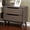 Gray, variant on Round tapered legs - Modern update - Bedroom setting - Functional bedside cabinet