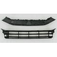 thumbnail image 3 of front bumper upper lower grille set for 16 - 17 Mitsubishi Outlander Sport RVR, 3 of 4