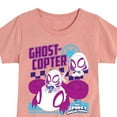 thumbnail image 3 of Marvel Spider-Man And His Amazing Friends - Ghost Copter Ghost Spider - Toddler and Youth Girls Fitted Short Sleeve Tee, 3 of 5