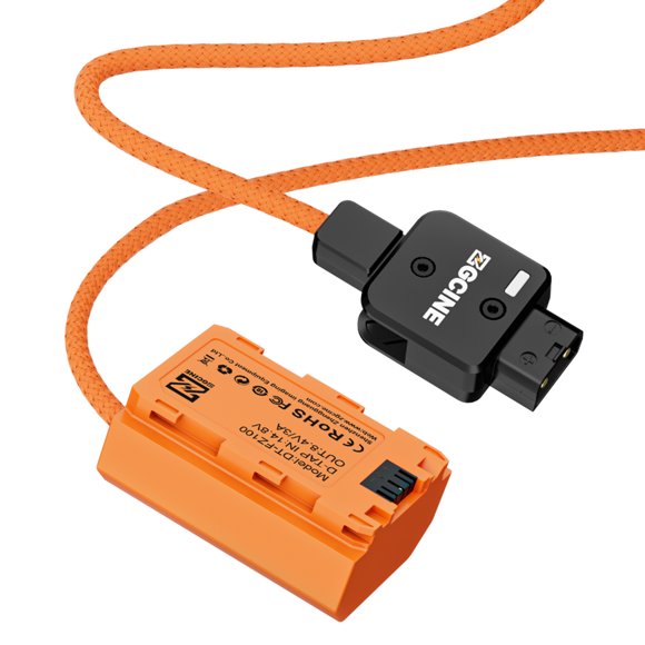 ZGCINE Power Adapter,/a7s Iii/a7r Battery Adapter E1 Braided Wire Np Fz100 Iii/a7 Iii/a7c/a7cr/a7c Dummy Battery Tap Np Iii/a7r Iii/a7 Iii A7r Np-fz100 Dummy V/a7/a7s Iii/a7r Power Adapter D Tap