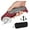 Red, variant on Cordless Electric Scissors,Cardboard Cutter with Safety Lock 4.2V Electric Mini Cutter Rechargeable Rotary Cutter for Leather Felt Rug Box with Storage Box Pink