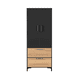 thumbnail image 2 of Closet, Armario, Ropero organizador, 2 puertas y zapatera Negro, 2 of 5