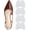 Clear, variant on 4 Pairs Women Gel Ball of Foot Cushions, Invisible Anti Slip Metatarsal Pads Comfort Inserts for High Heels