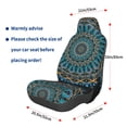 thumbnail image 3 of Rateoe Mandala Print Car Seat Cover,Elastic Car Seat Protector,Washable Durable Automotive Seat Cover Car Interior Accessories, 3 of 4