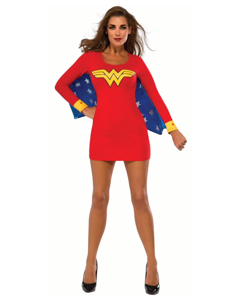 Wonder Woman Adult Long-Sleeved Dress