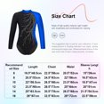 thumbnail image 3 of Zaldita Kids Girls Long Sleeve Dance Gymnastics Leotard Rhinestone Figure Ice Skating Bodysuit Competition Costume Royal Blue 12, 3 of 3