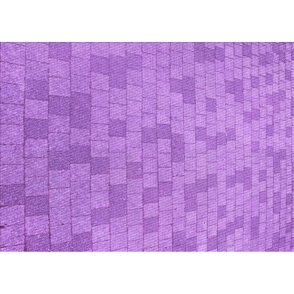 Ahgly Company Indoor Rectangle Patterned Violet Purple Area Rugs, 8' x 10'