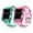 Crystal Green+Crystal Red, variant on ANTHOUSE Compatible for Apple Watch 42mm 44mm 45mm with Bumper Case Cover, Clear Crystal Men Women Durable Sport Transparent Protective Bands for iWatch Series 8 7 6 5 4 3 2 1 SE