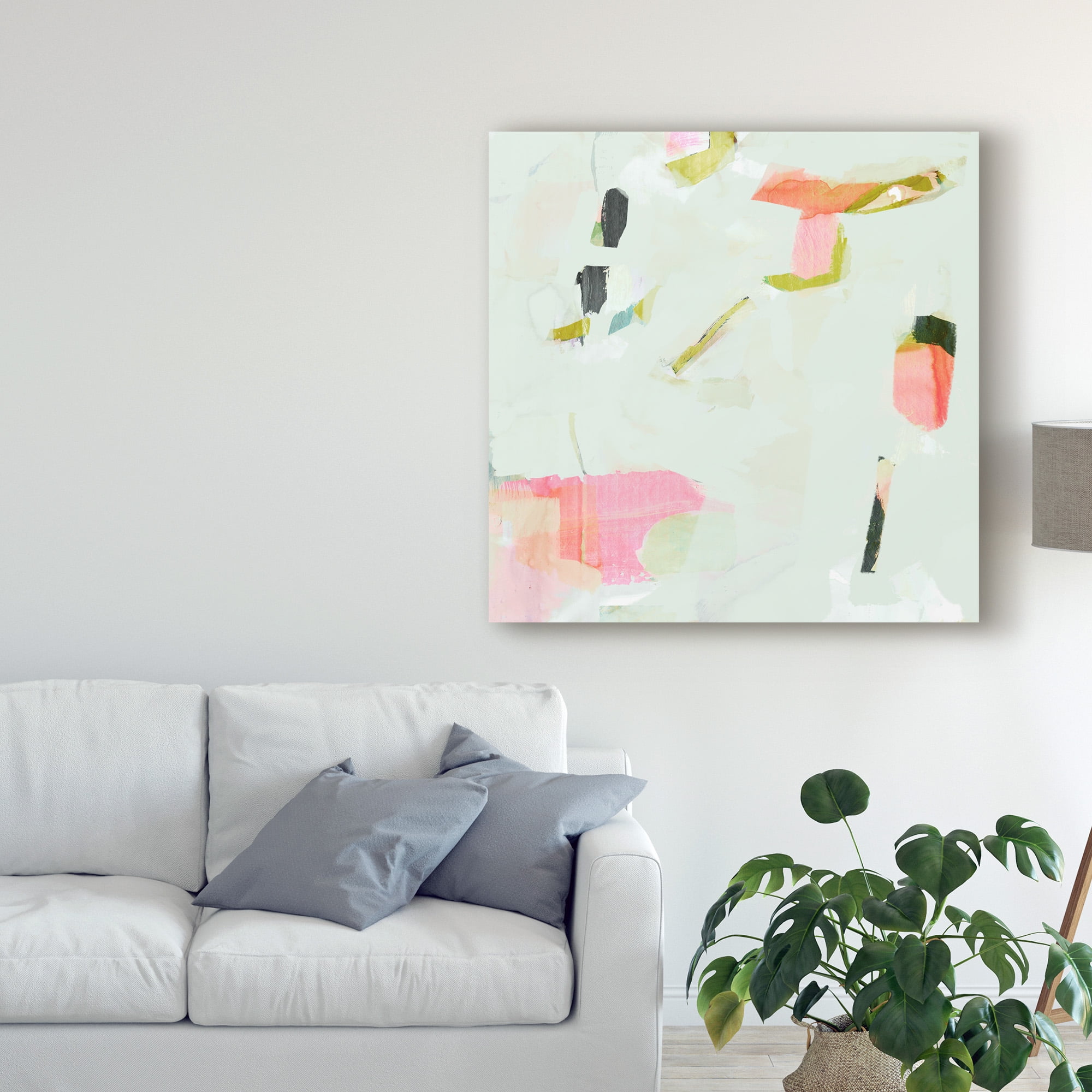 Trademark Fine Art 'Olive Scatter I' Canvas Art by Victoria Borges