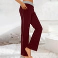 thumbnail image 2 of Women's Workout Pants with Pockets Casual Elastic Waisted Pants Athletic Lounge Pants for Yoga and Running, 2 of 6
