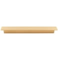 thumbnail image 2 of Mesa Cabinet Pull, 160 Millimeters, Satin Brass by Stone Harbor Hardware, 2 of 2